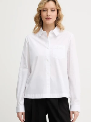 Joop! koszula damska kolor biały relaxed z kołnierzykiem klasycznym 30100036