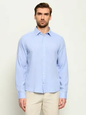 Joop! Koszula Mike | Casual fit | z dodatkiem lnu