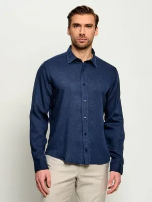 Joop! Koszula Mike | Casual fit | z dodatkiem lnu