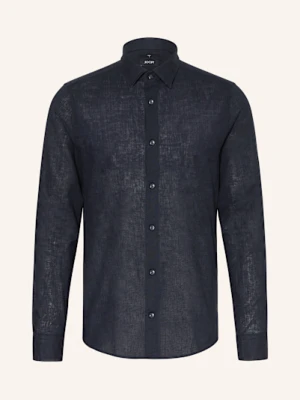 Joop! Koszula Pit Slim Fit Z Lnem blau
