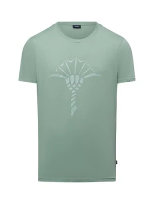 JOOP! Koszulka męska - Alerio-3 Mężczyźni Bawełna zielony nadruk,