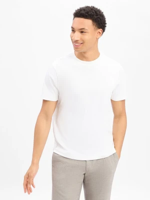 JOOP! Koszulka męska - Priamo Mężczyźni Bawełna biały,