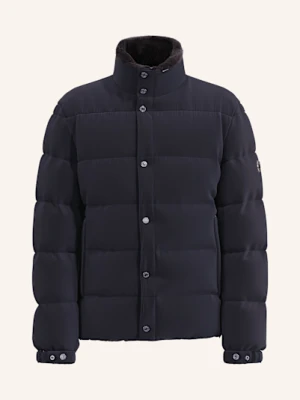 Joop! Kurtka Pikowana Newton Z Odpinanym Sztucznym Futrem blau