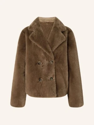 Joop! Kurtka Ze Sztucznego Futra Orsina Dwustronna braun