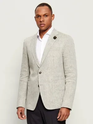 Joop! Lniana marynarka Hoverest | Slim Fit