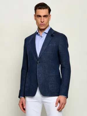 Joop! Lniana marynarka Hoverest | Slim Fit