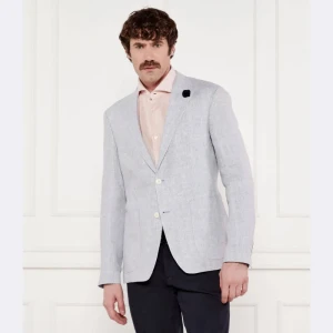 Joop! Lniana marynarka Hoverest12 | Slim Fit
