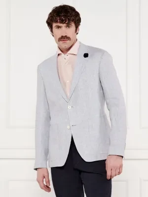 Joop! Lniana marynarka Hoverest12 | Slim Fit