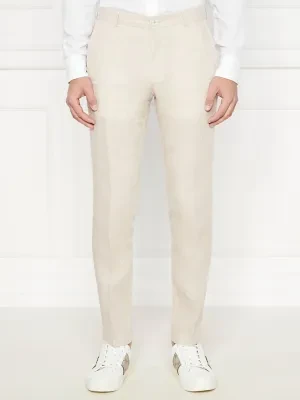 Joop! Lniane spodnie JT-18Hank | Slim Fit