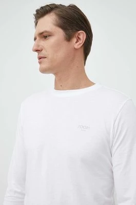 Joop! longsleeve bawełniany kolor biały gładki 30033284