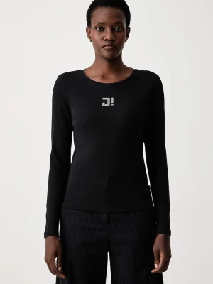Joop! longsleeve damski bawełniany z elastanem czarny