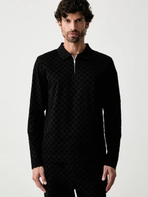 Joop! longsleeve męski bawełniany czarny