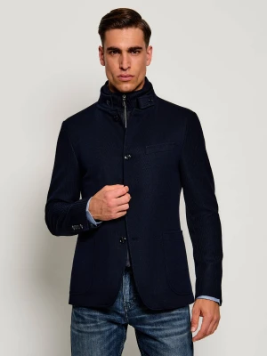 Joop! Marynarka 2w1 Hypetar-J4 | Slim Fit | z dodatkiem wełny granatowy
