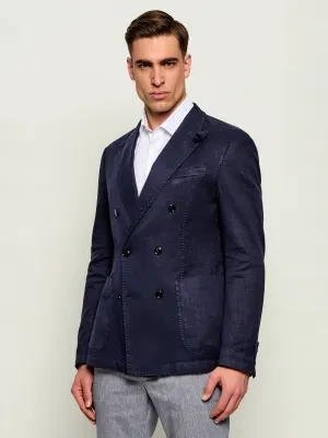 Joop! Marynarka Heazy | Slim Fit | z dodatkiem lnu