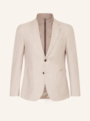 Joop! Marynarka Hectic Slim Fit Z Odpinanym Kołnierzem beige