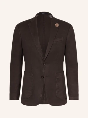 Joop! Marynarka Hoverest O Kroju Slim Fit Z Lnu braun