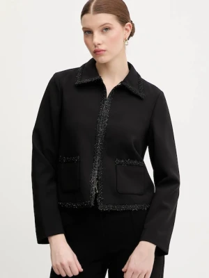 Joop! marynarka kolor czarny jednorzędowa gładka 30100109