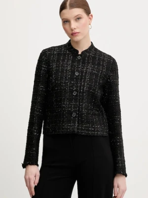 Joop! marynarka kolor czarny jednorzędowa gładka 30100165