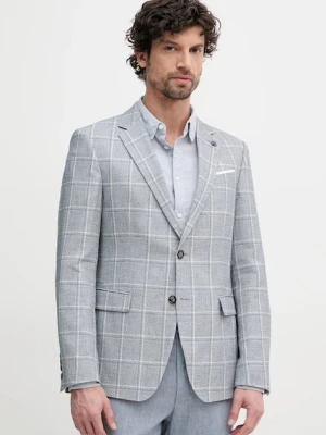 Joop! marynarka z domieszką lnu męska kolor szary 30046564