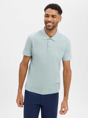 JOOP! Męska koszulka polo - Roni Mężczyźni Bawełna zielony,