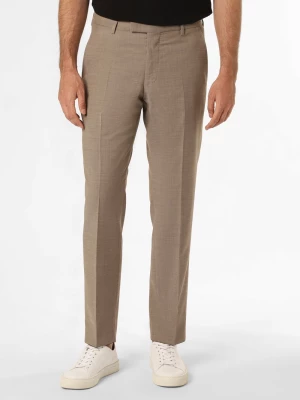 JOOP! Męskie spodnie od garnituru modułowego Mężczyźni Modern Fit beżowy|brązowy marmurkowy,
