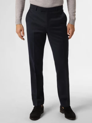 JOOP! Męskie spodnie od garnituru modułowego Mężczyźni Modern Fit Sztuczne włókno niebieski jednolity,