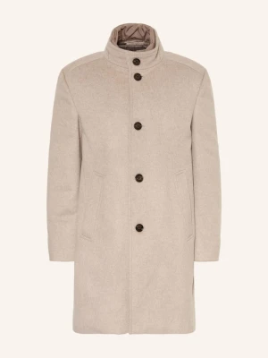 Joop! Płaszcz Wełniany Maiko Z Odpinanym Kołnierzem beige