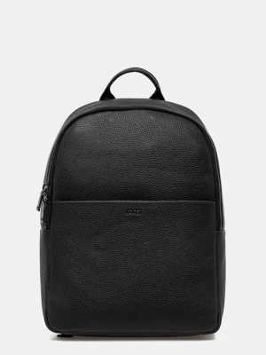 Joop! plecak skórzany męski kolor czarny duży gładki 4140006304