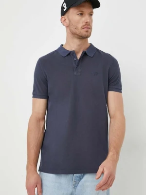 Joop! polo bawełniane kolor granatowy gładki 30037520