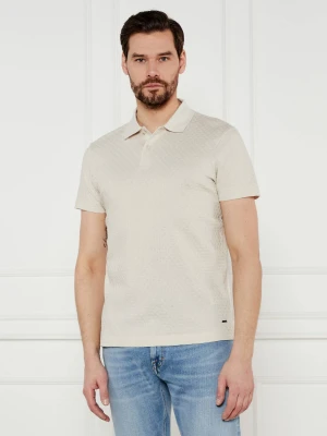 Joop! Polo Bradley | Regular Fit | mercerised beżowy