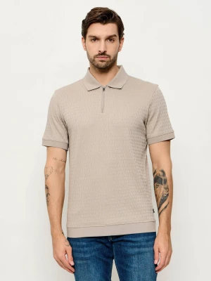 Joop! Polo Francisco | Regular Fit | mercerised beżowy