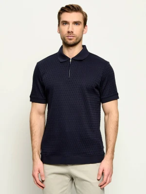 Joop! Polo Francisco | Regular Fit | mercerised granatowy