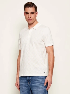 Joop! Polo Jesse | Modern fit | mercerised kremowy