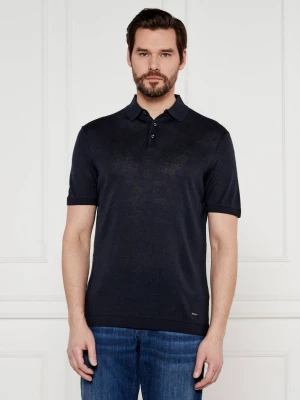 Joop! Polo Maliosor | Modern fit | z dodatkiem lnu granatowy