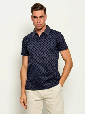 Joop! Polo Pancrazio | Classic fit | mercerised granatowy