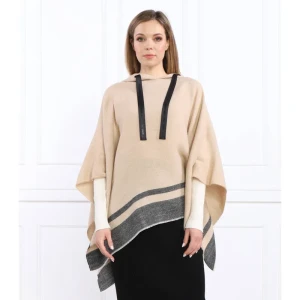 Joop! Ponczo | Relaxed fit | z dodatkiem wełny