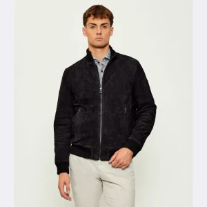 Joop! Skórzana kurtka bomber Byll-W | Regular Fit | z dodatkiem wełny