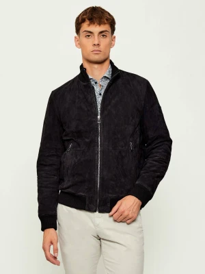 Joop! Skórzana kurtka bomber Byll-W | Regular Fit | z dodatkiem wełny
