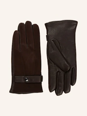 Joop! Skórzane Rękawiczki braun