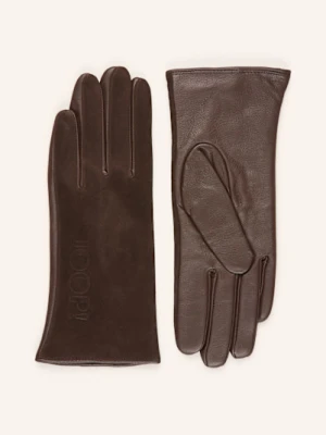 Joop! Skórzane Rękawiczki braun