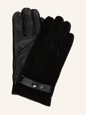 Joop! Skórzane Rękawiczki schwarz