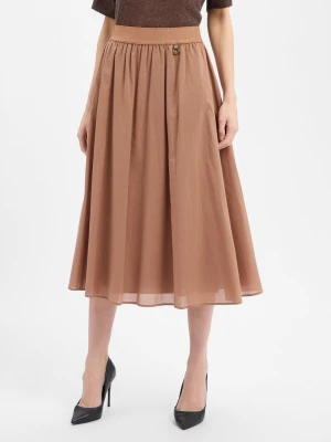JOOP! Spódnica damska - Sedef Kobiety Bawełna brązowy,