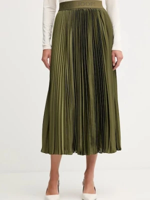 Joop! spódnica kolor zielony midi rozkloszowana 30046656