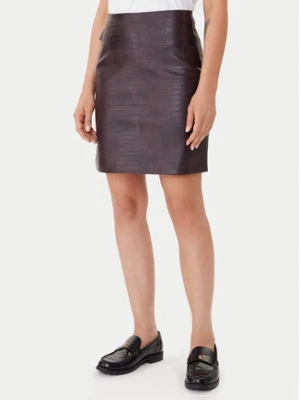 JOOP! Spódnica z imitacji skóry 58 253S58Saron 30048904 Brązowy Regular Fit