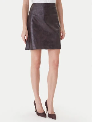 JOOP! Spódnica z imitacji skóry 58 253S58Saron 30048904 Brązowy Regular Fit