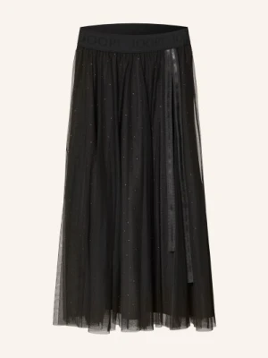 Joop! Spódnica Z Tiulu Z Kamieniami Ozdobnymi schwarz