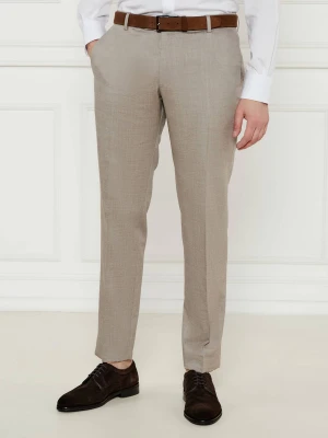 Joop! Spodnie Blayr | Slim Fit | z dodatkiem wełny beżowy