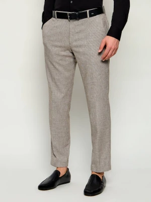 Joop! Spodnie chino Sake-W | Slim Fit | z dodatkiem lnu