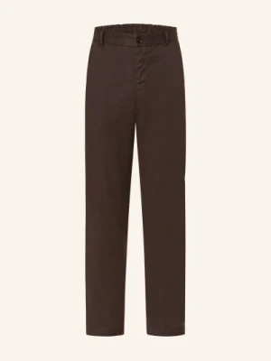 Joop! Spodnie Do Garnituru River O Kroju Extra Slim Fit Z Lnu braun