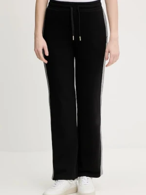 Joop! spodnie dresowe damskie kolor czarny z aplikacją 30100028